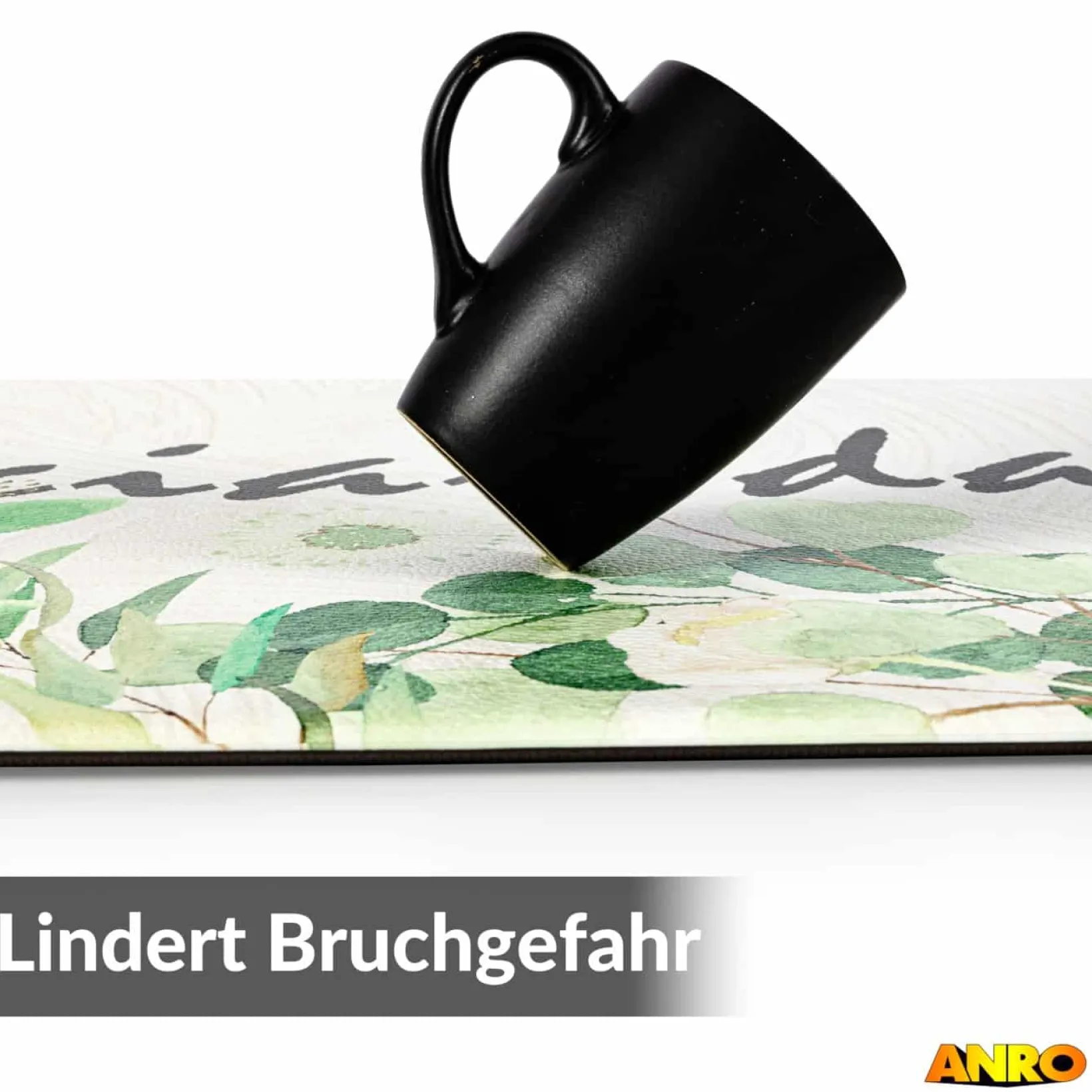 Anti Ermüdungsmatte Stehmatte Bodenmatte Küchenteppich Arbeitsplatzmatte Küchenläufer Küchenmatte rutschfest Ornament