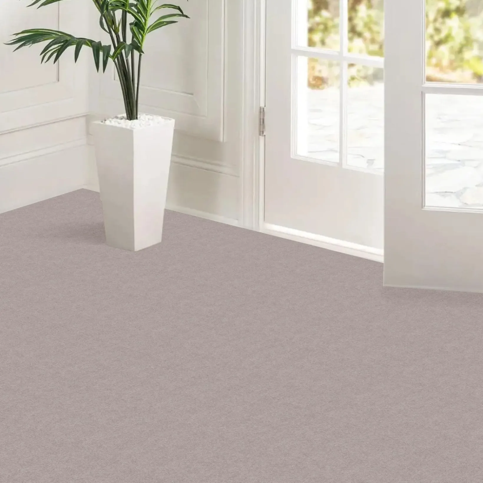 Antirutschmatte Bodenmatte selbsthaftend Teppich Bodenbelag in Meterware Beige