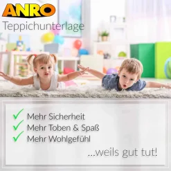 Antirutschmatte Teppich rutschfest Teppichstopper Teppichunterlage 4 Breiten