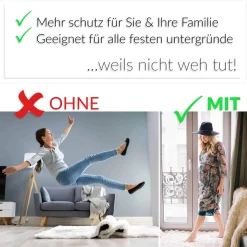 Antirutschmatte Teppich rutschfest Teppichstopper Teppichunterlage 4 Breiten