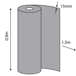 Arbeitsplatzmatte Anti-Ermüdungsmatte mit Noppen ergonomisch Bubblemat Gummimatte Meterware
