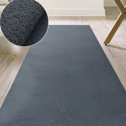 Badematte Badteppich Badezimmer Teppich Mikrofaser Anthrazit