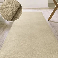 Badematte Badteppich Badezimmer Teppich Mikrofaser Beige