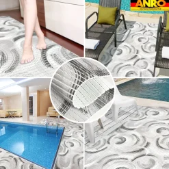 Badematte Weichschaummatte Badvorleger Duschvorleger rutschfest 65cm