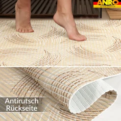 Badematte Weichschaummatte Badvorleger Duschvorleger rutschfest 65cm