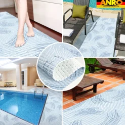 Badematte Weichschaummatte Badvorleger Duschvorleger rutschfest 65cm