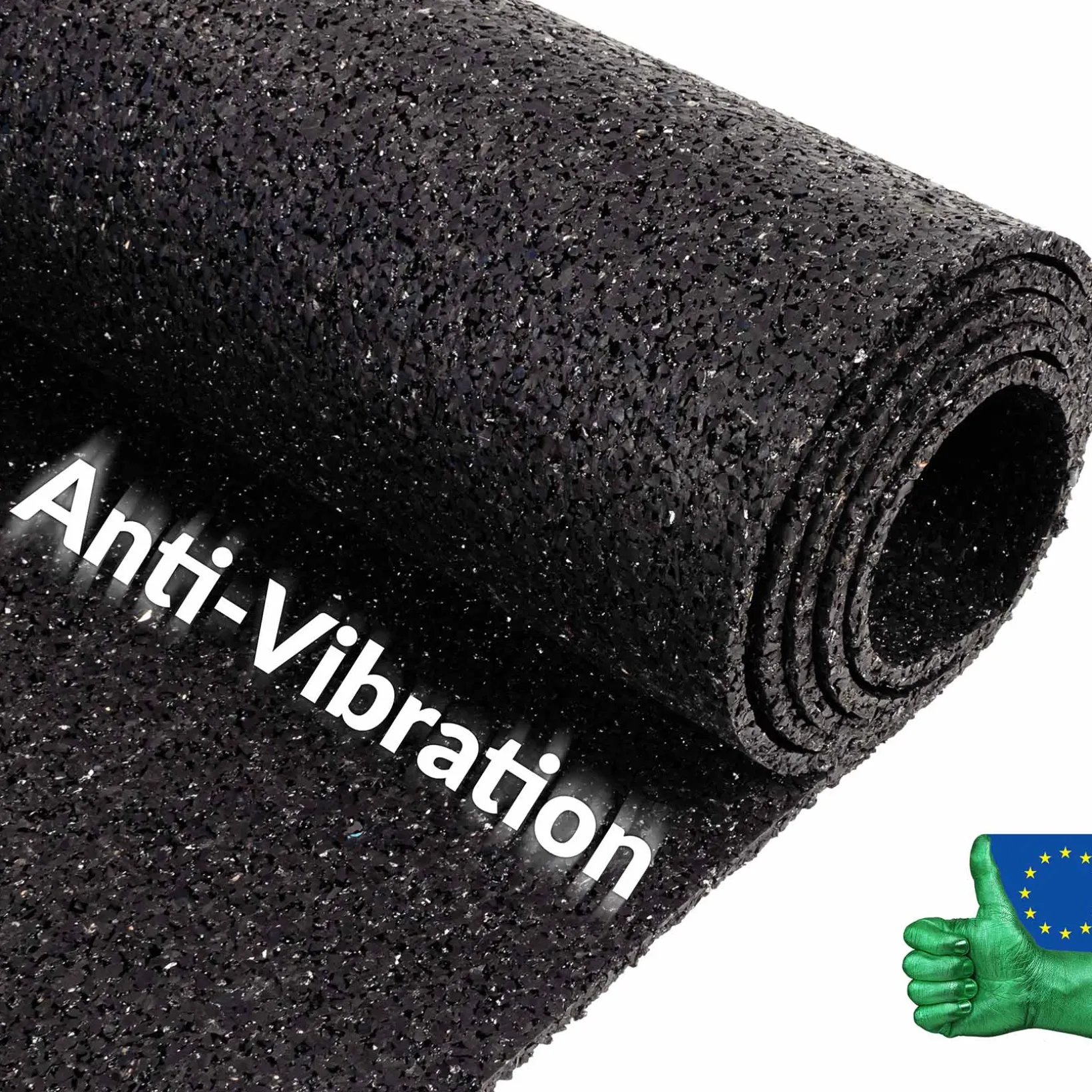 Bautenschutzmatte Bauschutzmatte Antivibrationsmatte 5mm Meterware 80/100cm