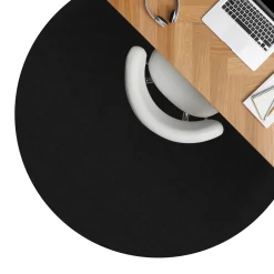 Bodenschutzmatte Bürostuhlunterlage Schreibtischstuhl Unterlage Teppich selbsthaftend NEMESIS Schwarz
