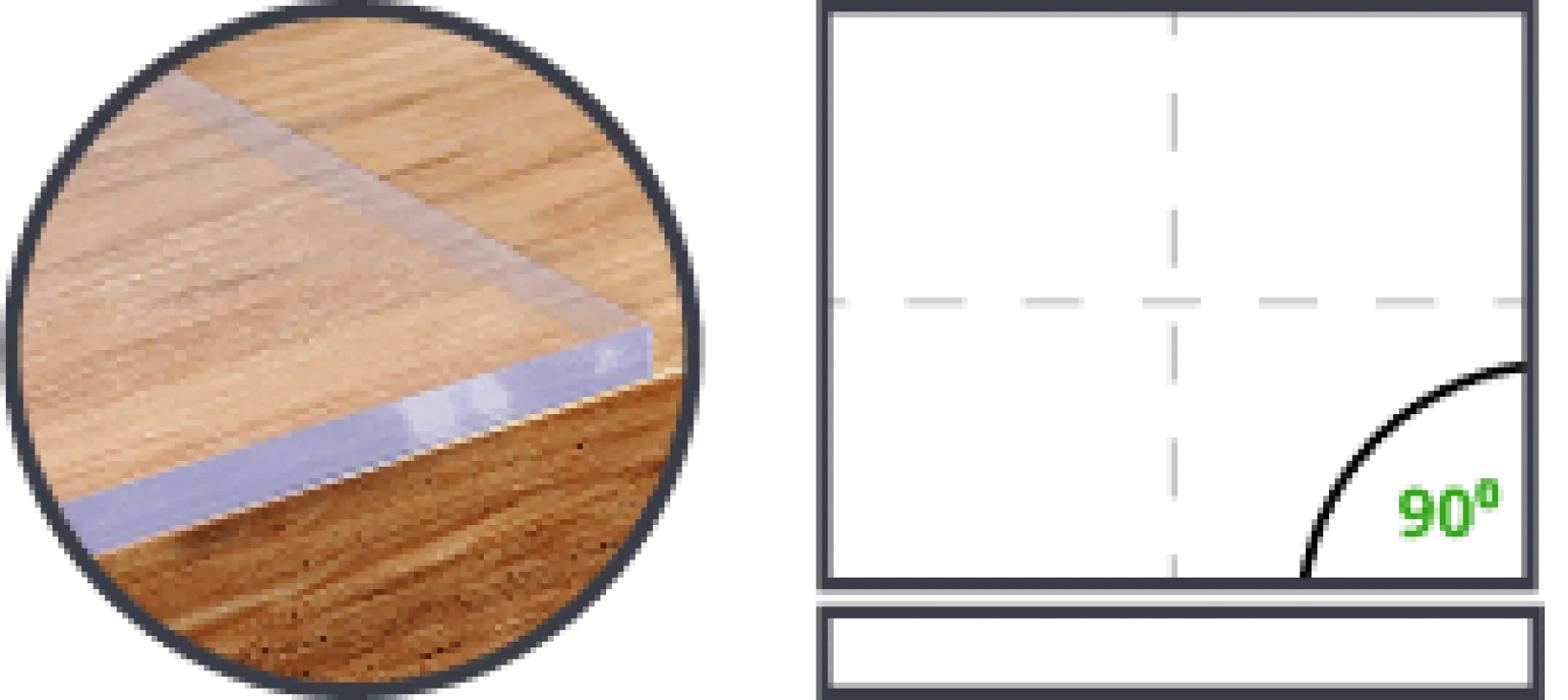 Bürostuhlunterlage Bodenschutzmatte transparent nach Maß 2mm Dicke