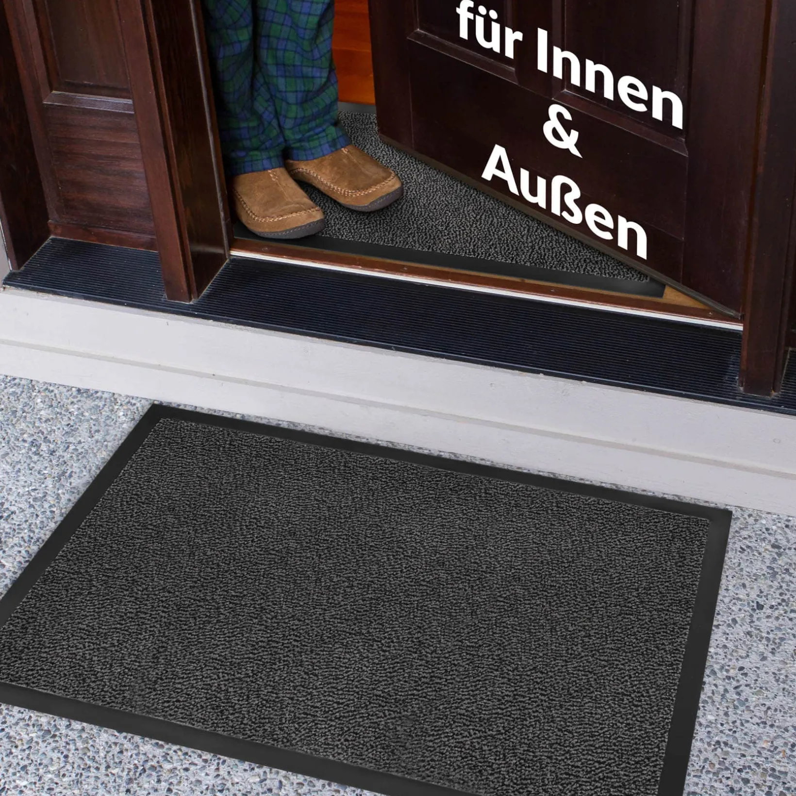 Fußmatte Schmutzfangmatte | Als Fußabtereter & Läufer für Eingangsbereiche