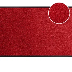 Fußmatte Schmutzfangmatte AMIGO Sauberlaufmatte Schmutzmatte mit Gummirand 8 Größen für innen & außen Rot