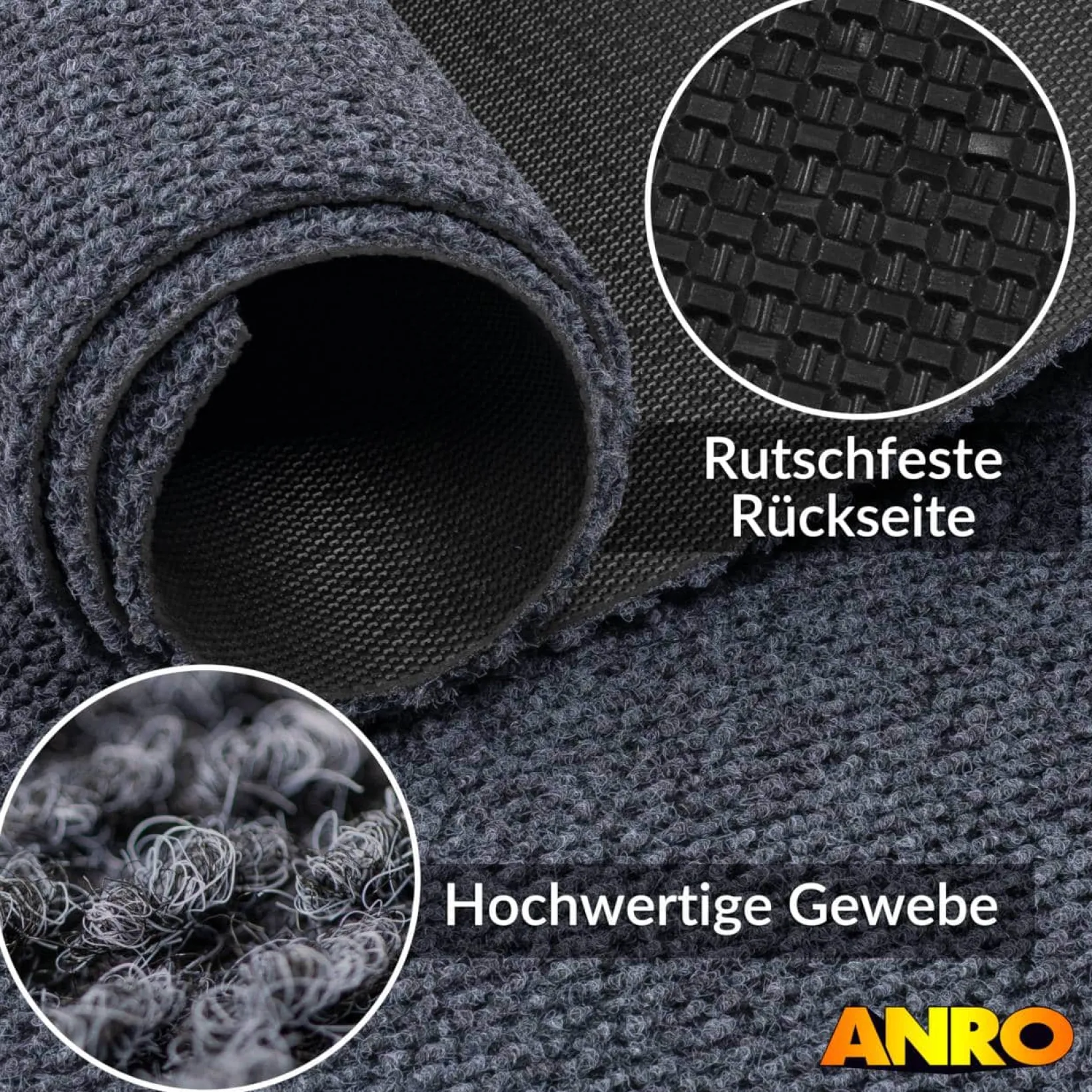 Fußmatte Schmutzfangmatte nach Maß Schmutzfangläufer Core