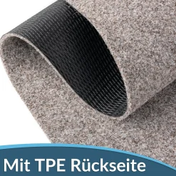 Fußmatte Schuhparkplatz Sauberlaufmatte Türmatte Beige in verschiedenen Breiten & Längen