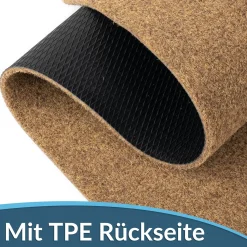 Fußmatte Schuhparkplatz Sauberlaufmatte Türmatte Cocos in verschiedenen Breiten & Längen