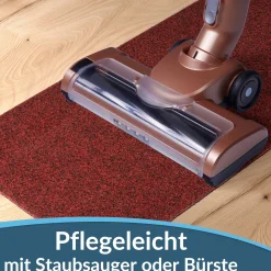 Fußmatte Schuhparkplatz Sauberlaufmatte Türmatte Rot in verschiedenen Breiten & Längen