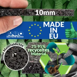 Gummigranulatmatte Baumatten Antivibrationsmatte 10/15mm