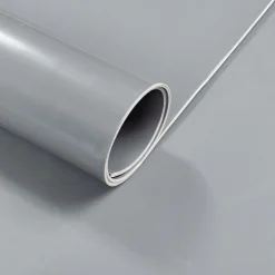 Gummimatte Gummiläufer Glatt 3mm Grau 100cm Breit auf TPE, Geruchslos – Bodenbelag, Bodenmatte