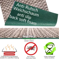 Küchenläufer Küchenteppich Läufer Flur Teppichläufer Sprinty Stuoia 52cm Breite