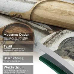 Küchenläufer Küchenteppich Läufer Flur Teppichläufer Sprinty Cucina New Mehrfarbig 50cm Breit