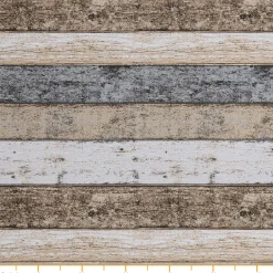 Küchenläufer Küchenteppich Läufer Flur Wood Industry Holz Braun Teppichläufer