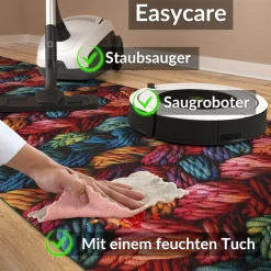 Küchenläufer Küchenteppich Läufer Flur Teppichläufer Sprinty Drappo 52cm Breite