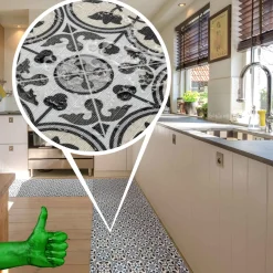 Küchenläufer Küchenteppich Läufer Flur Teppichläufer Sprinty Liberty Mehrfarbig 50cm Breit