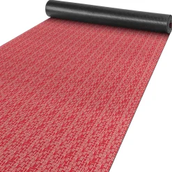 Küchenläufer Küchenteppich Läufer Flur pflegeleicht Premium waschbar Flechtoptik Rot