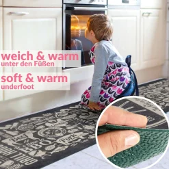 Küchenläufer Küchenteppich Läufer Flur Teppichläufer Sprinty Grill House 52cm Breite