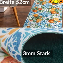 Küchenläufer Küchenteppich Läufer Flur Teppichläufer Sprinty Zagara 52cm Breite