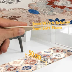 Küchenläufer Küchenteppich Läufer Flur Teppichläufer rutschfest Teppich Look