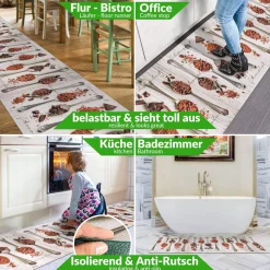 Küchenläufer Küchenteppich Läufer Flur Teppichläufer Sprinty Schocko 52cm Breite