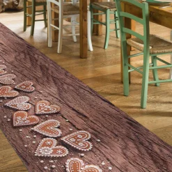 Küchenläufer Küchenteppich Läufer Flur Teppichläufer Sprinty Cookies 52cm Breite