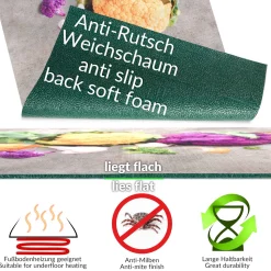 Küchenläufer Küchenteppich Läufer Flur Teppichläufer Sprinty Cavolfiore 52cm Breite