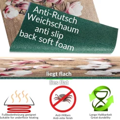 Küchenläufer Küchenteppich Läufer Flur Teppichläufer Sprinty Gemme Mehrfarbig 50cm Breit