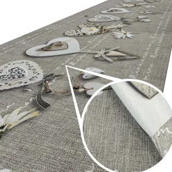 Küchenläufer Küchenteppich Läufer Flur Teppichläufer Sprinty Mama Grau 50cm Breit