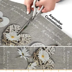 Küchenläufer Küchenteppich Läufer Flur Teppichläufer Sprinty Mama Grau 50cm Breit