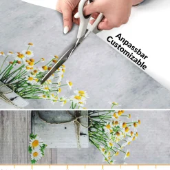 Küchenläufer Küchenteppich Läufer Flur Teppichläufer Sprinty Camomilla Grau 50cm Breit