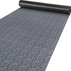 Küchenläufer Küchenteppich Läufer Flur 3-Schicht Premium Flechtoptik Grau
