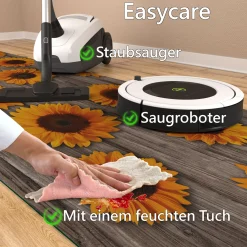 Küchenläufer Küchenteppich Toscana pflegeleicht rutschfest abwaschbar Läufer Flur