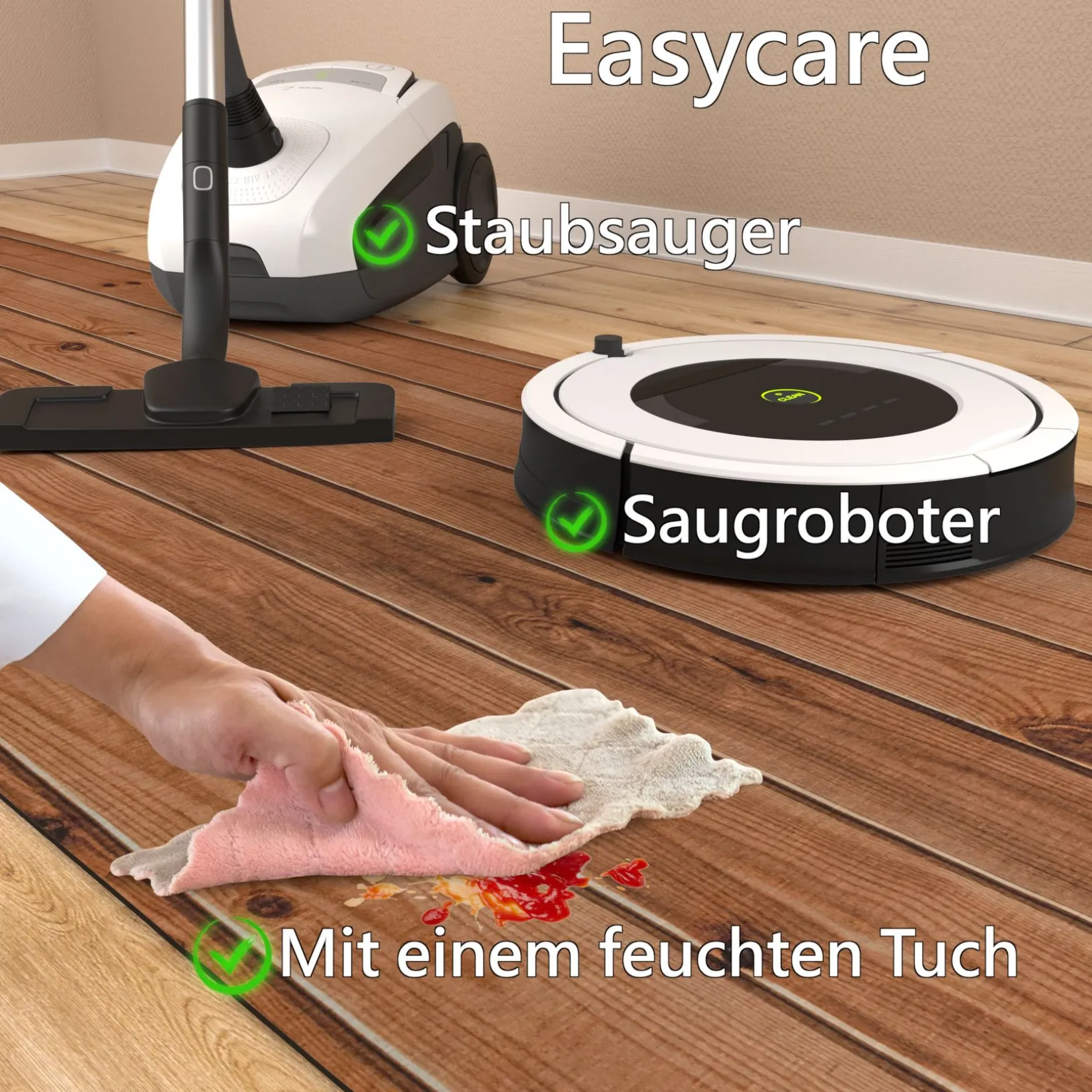Küchenläufer Teppich Läufer Flurteppich waschbar rutschfest Holzoptik Braun Breite 65cm