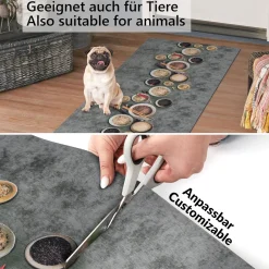 Küchenläufer Teppich Läufer Flurteppich waschbar rutschfest Gewürze Breite 65cm