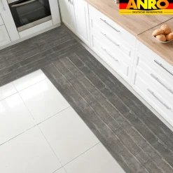 Küchenläufer Teppich Läufer Küchenteppich abwaschbar rutschfest Holzbrett