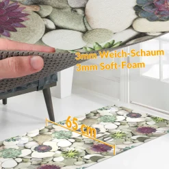 Küchenläufer Teppich Läufer Küchenteppich abwaschbar rutschfest Spa
