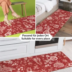 Küchenläufer Teppichläufer Läufer Flur Küchenteppich rutschfest pflegeleicht Velora Breite 52cm