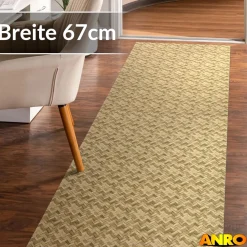 Küchenteppich Küchenläufer abwaschbar Teppichläufer Küche rutschfest Flur Läufer pflegeleicht Lavin Breite 67cm
