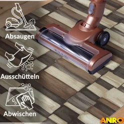 Küchenteppich Küchenläufer abwaschbar Teppichläufer Küche rutschfest Flur Läufer pflegeleicht Steine Breite 67cm