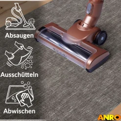 Küchenteppich Küchenläufer abwaschbar Teppichläufer Küche rutschfest Flur Läufer pflegeleicht Uni ANTRe Breite 67cm