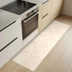 Küchenteppich Küchenläufer abwaschbar Teppichläufer Küche rutschfest Flur Läufer pflegeleicht Flora Breite 67cm
