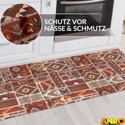Küchenteppich Küchenläufer abwaschbar Teppichläufer Küche rutschfest Flur Läufer pflegeleicht Amaru Breite 67cm