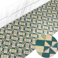 Küchenteppich Küchenläufer abwaschbar Teppichläufer Küche rutschfest Flur Läufer pflegeleicht Azulejo-Design Breite 67cm